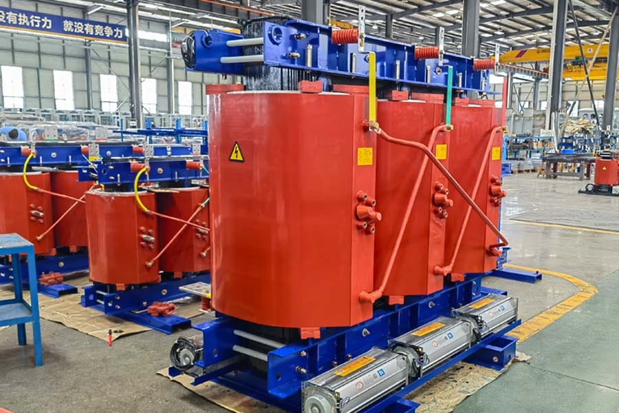 6300kVA large capacity dry-type transformer close-up — Zhongxin General manufacturer China