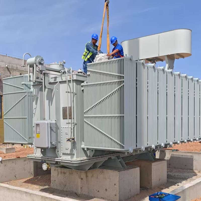 63000kVA 110kV OLTC transformer installation at customer project site — Zhongxin General