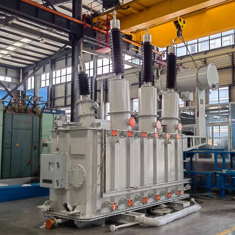 8000kVA 120kV OLTC transformer for DR Congo customer completed assembly and testing — Zhongxin General factory