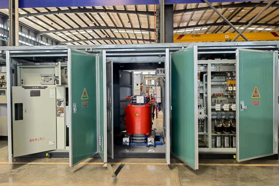 Dry-type transformer installed in prefabricated substation — Zhongxin General application