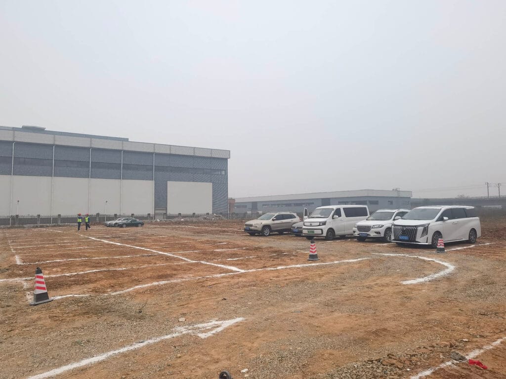 Industry partners and government officials arrive at Boruian groundbreaking ceremony venue by 8:47 AM