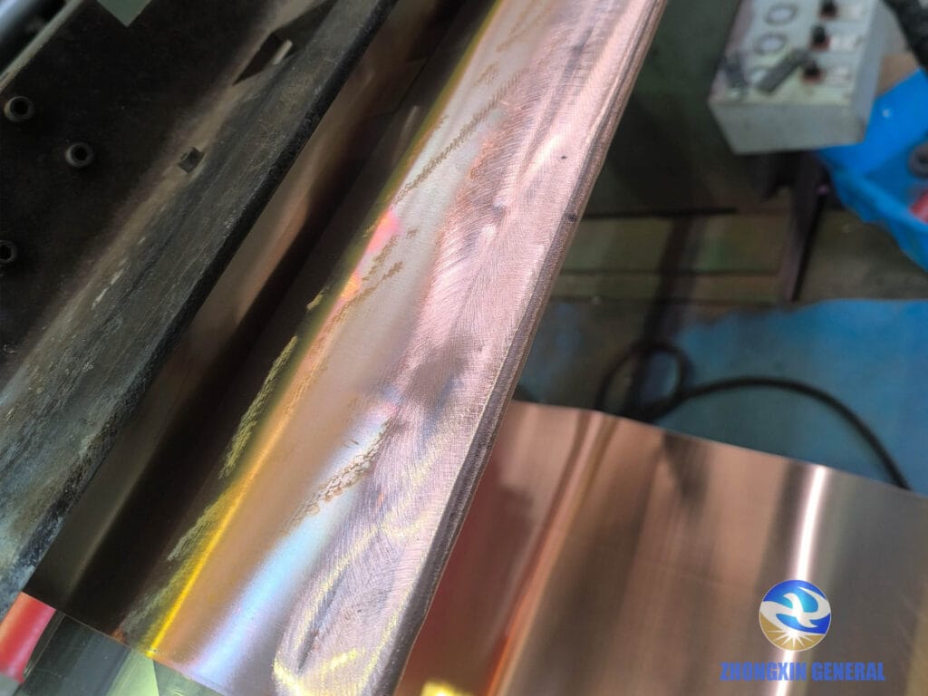 Low voltage foil winding process of 1250kVA dry-type transformer with client supervision engineer