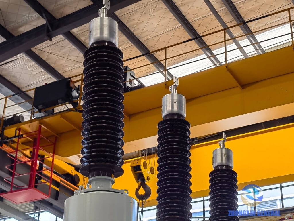 Three phase high-voltage terminals SZ13-8000/120 120kV OLTC transformer — Zhongxin General