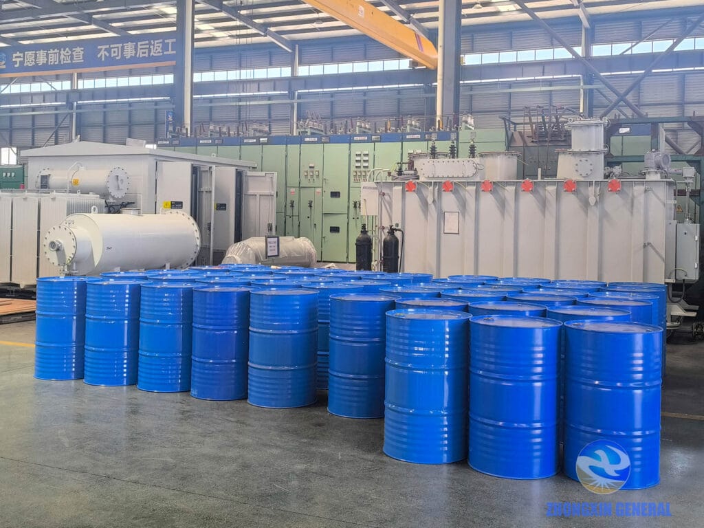 SZ13-8000/120 transformer main tank with transformer oil and capsule conservator — complete export package DR Congo