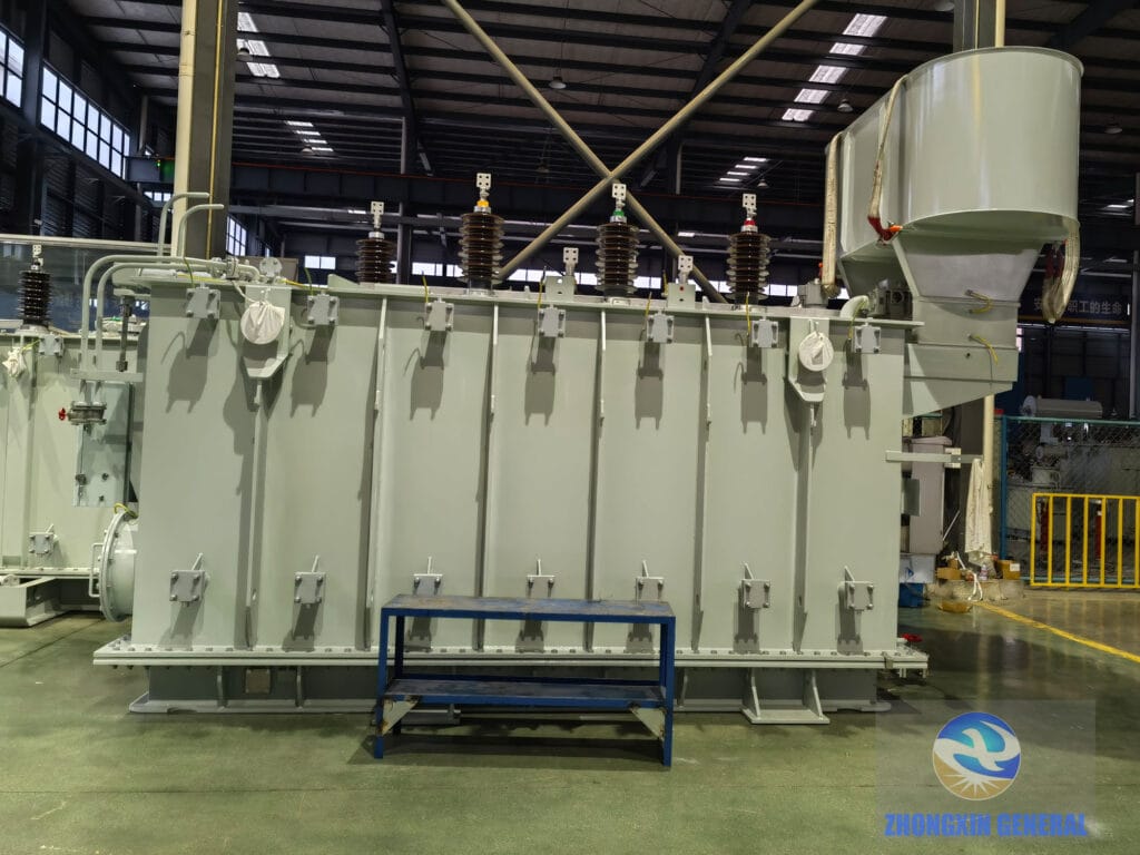 SZ20-31500/35 OLTC transformer complete assembly with oil conservator — ZHONGXIN GENERAL 31500 kVA