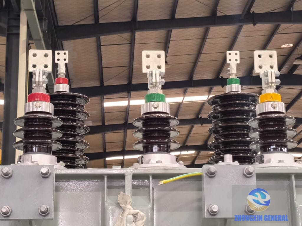 High and low voltage connection terminals SZ20-31500/35 OLTC transformer — ZHONGXIN GENERAL
