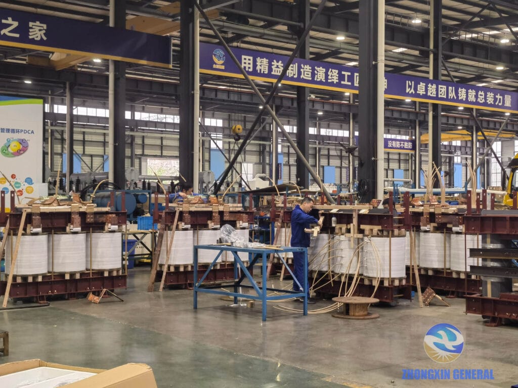 Oil-immersed transformer winding and insulation assembly — S11-6300 kVA Xinjiang project