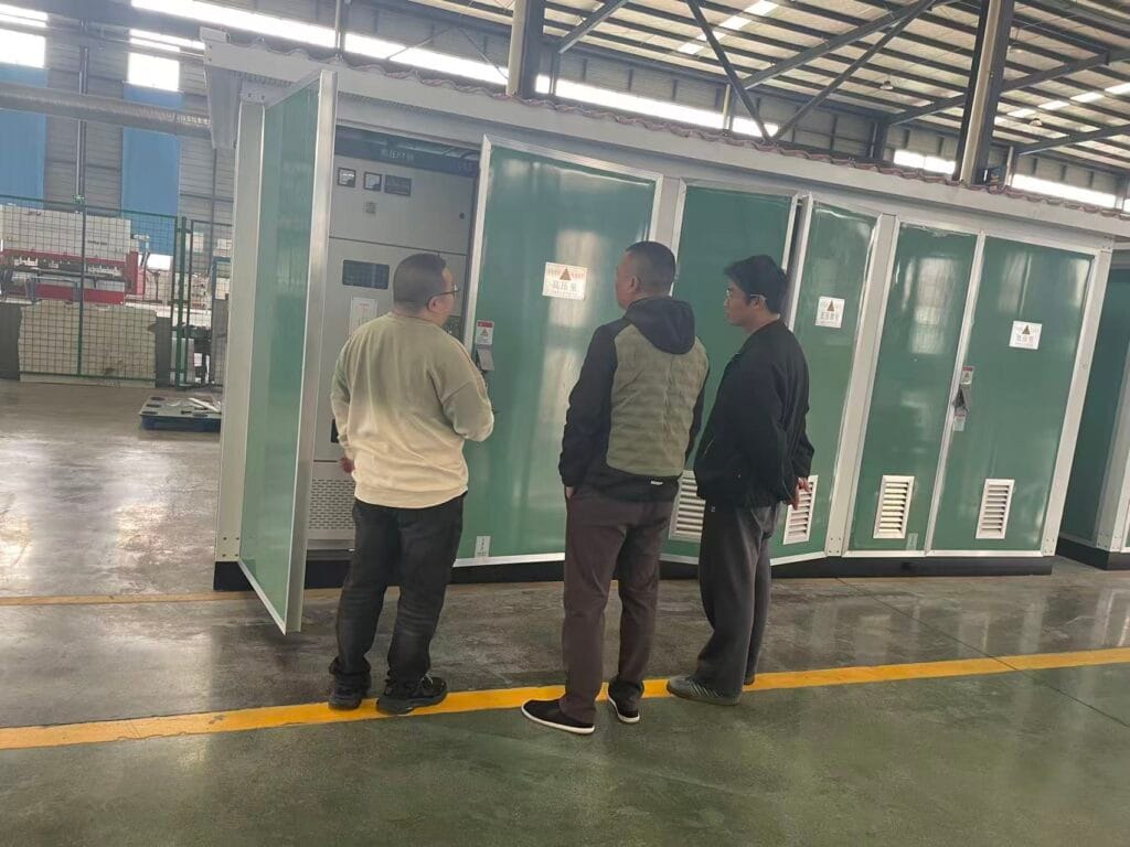 March 2, 2026 — Zhongxin General Electric's team delivers a detailed briefing on its box-type substation product range, covering integrated design, installation advantages, and customization options tailored to large-scale construction and infrastructure projects.