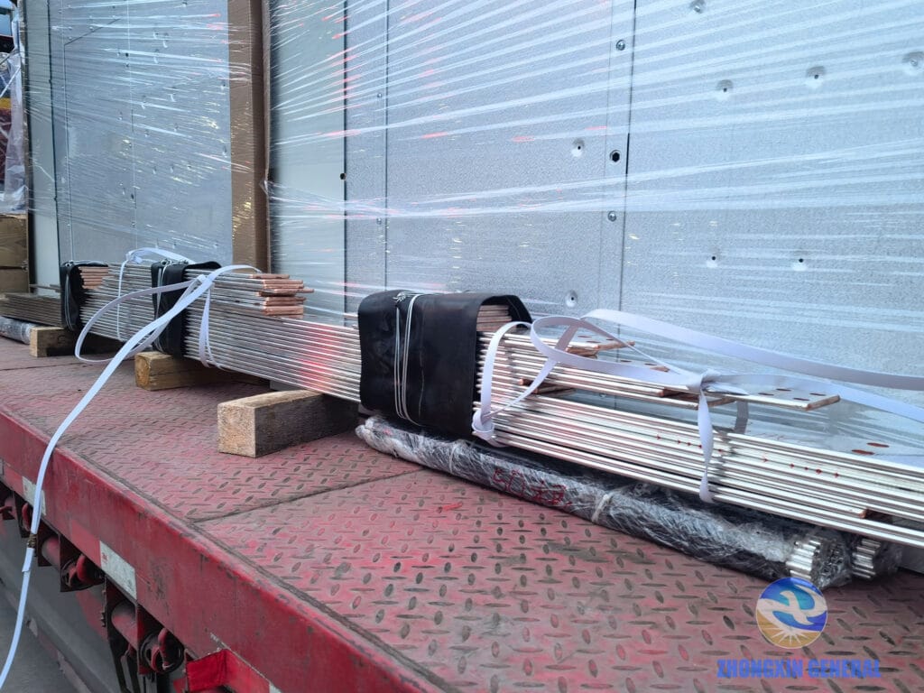 Prefabricated copper busbars for KYN28-12 switchgear and SCB18 transformers — Zhongxin General Sichuan Ruibai Zigong