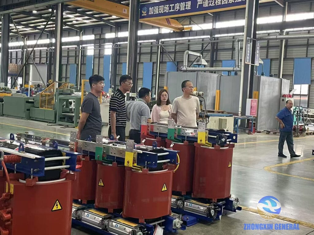 General Manager Zhang Shaokuan hosting Yichuan LNG client visit at Zhongxin General factory — Sichuan China