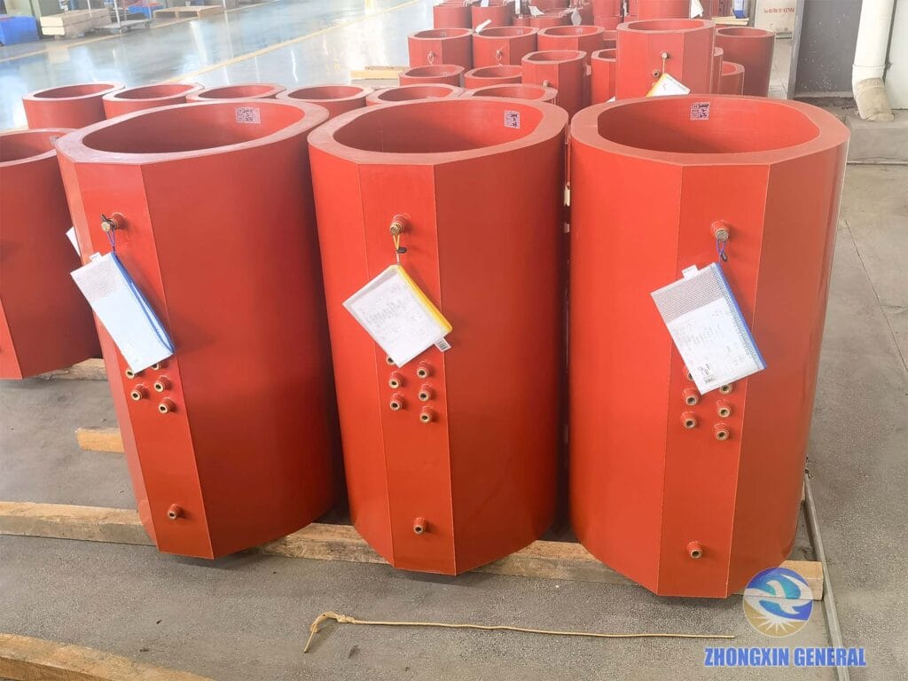 Completed cured LV winding coil of 2000 kVA dry-type transformer after demoulding — Zhongxin General manufacturing