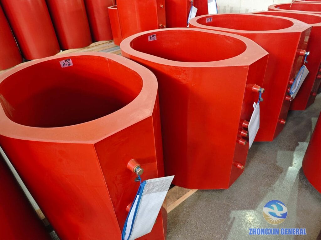 2500 kVA dry-type transformer HV and LV windings after curing and demoulding — clean epoxy resin encapsulation Zhongxin General