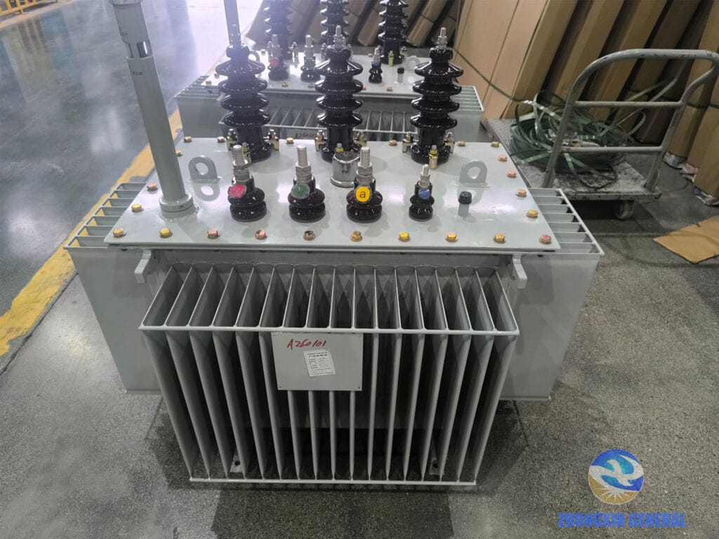 315 kVA oil-immersed distribution transformer complete unit — Dyn11 ONAN outdoor 10kV/400V Zhongxin General