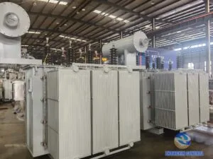 Completed 5000 kVA oil-immersed power transformer corrugated fin radiator panel — Zhongxin General