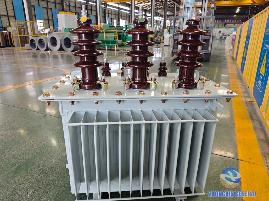 High-voltage terminal end of 50 kVA oil-immersed distribution transformer — 10kV class Zhongxin General
