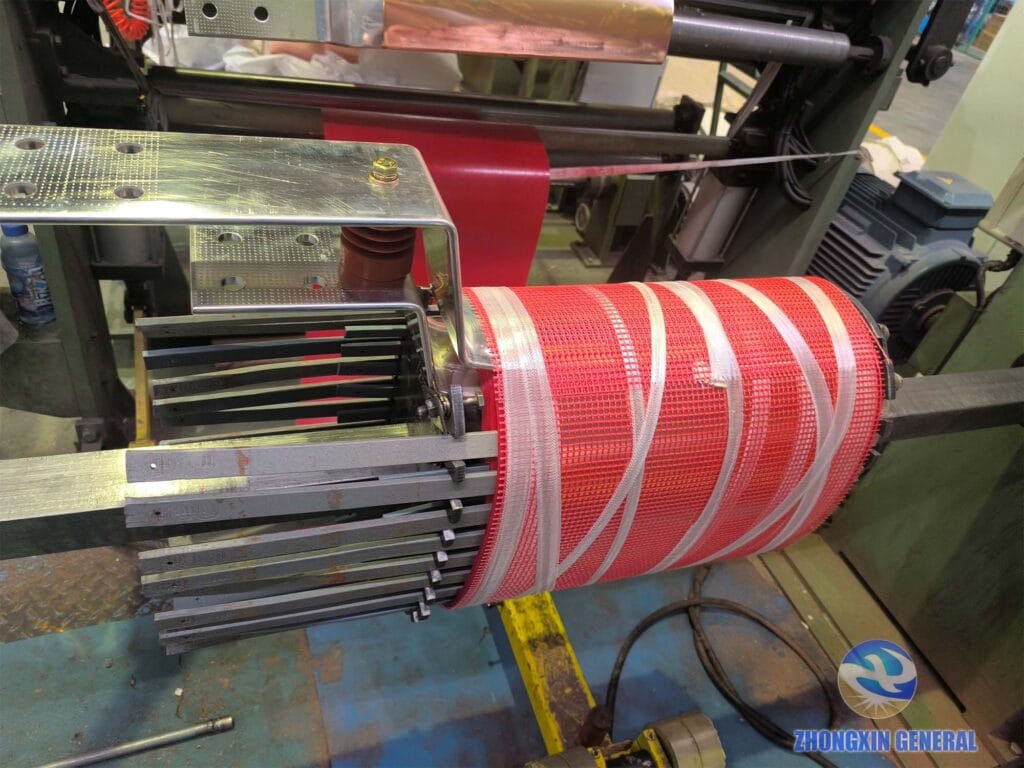 Completed low-voltage foil winding coil for cast resin dry-type transformer — Zhongxin General factory