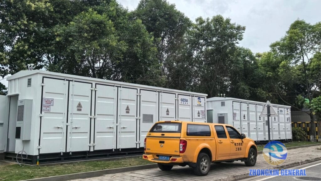 Two 10kV EMS grid-connection cabinets at the Chengdu Xinjin user-side energy storage project