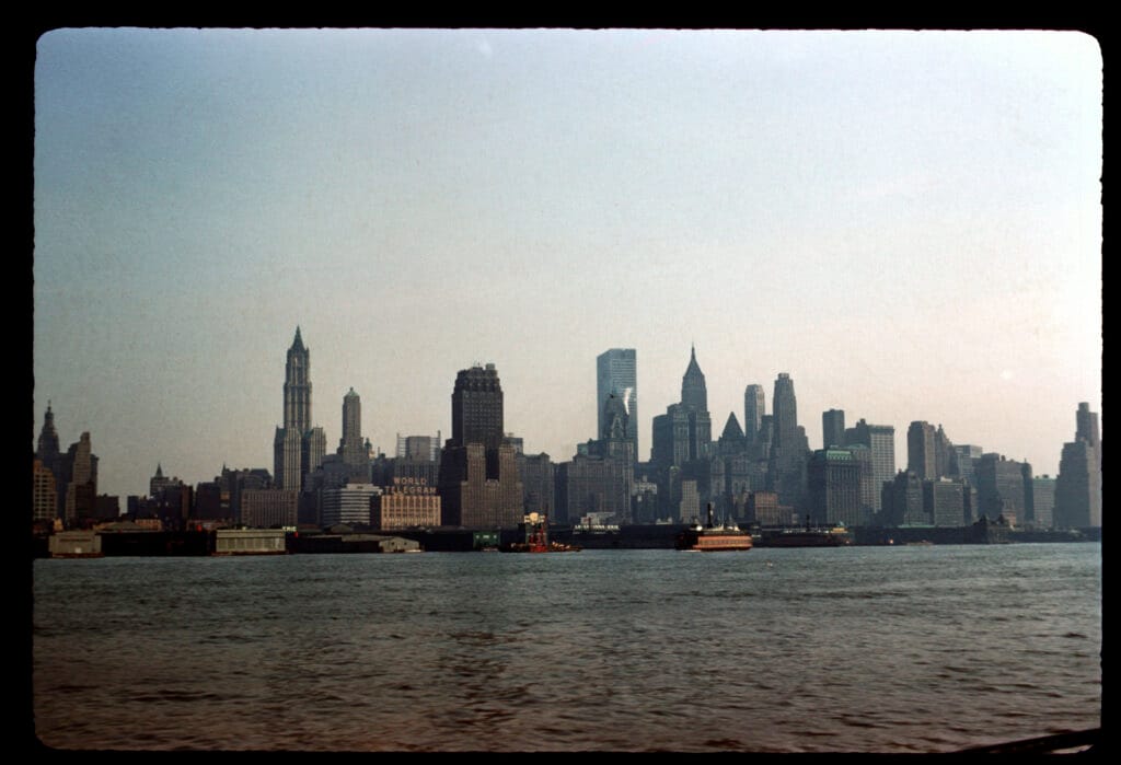 Historic photo of New York City in the 1960s