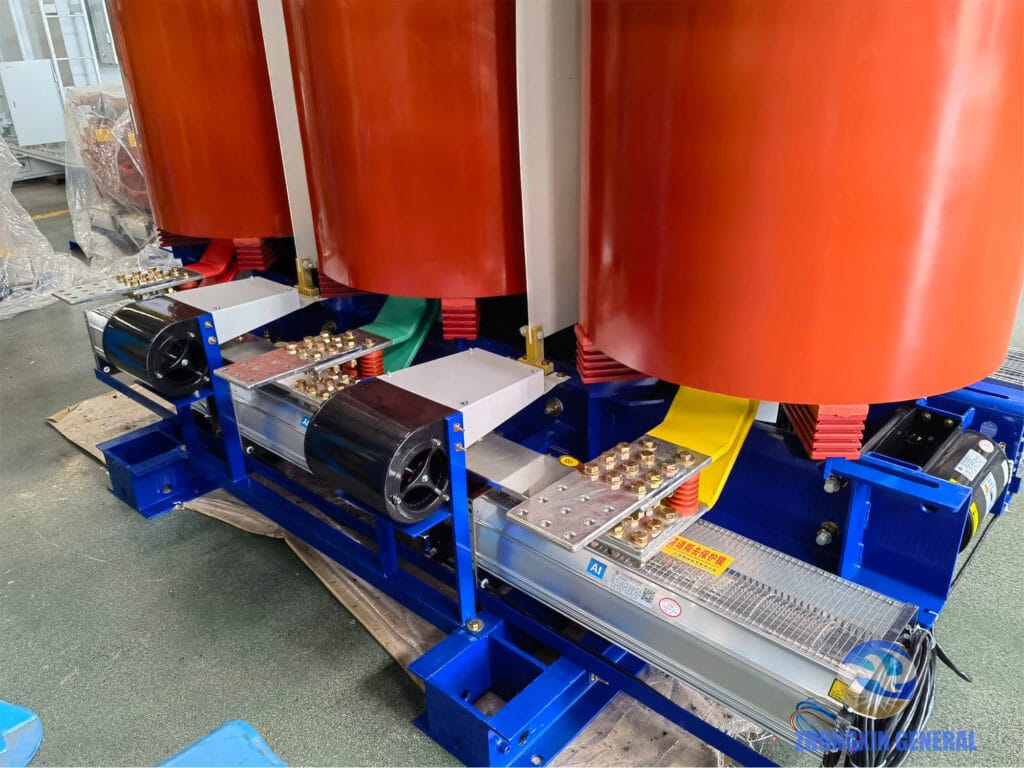 Cooling fan unit on 8000kVA AN/AF dry-type transformer