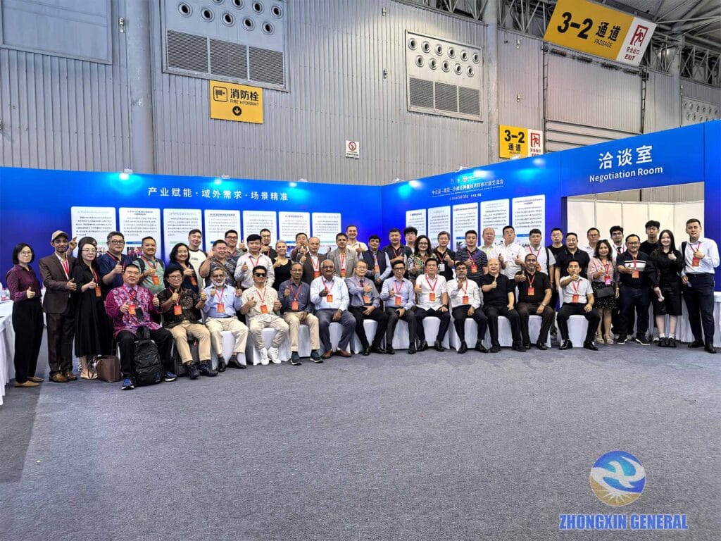 Group photo of international guests and the reception team at the 2026 China Smart Energy Conference