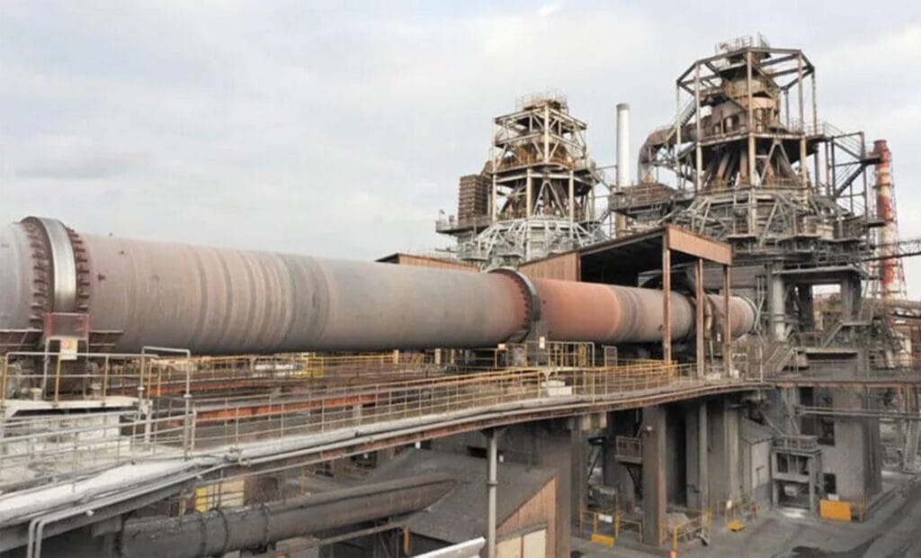 JFE Steel Kurashiki plant with rotary kiln facilities for grain-oriented silicon steel upstream calcination