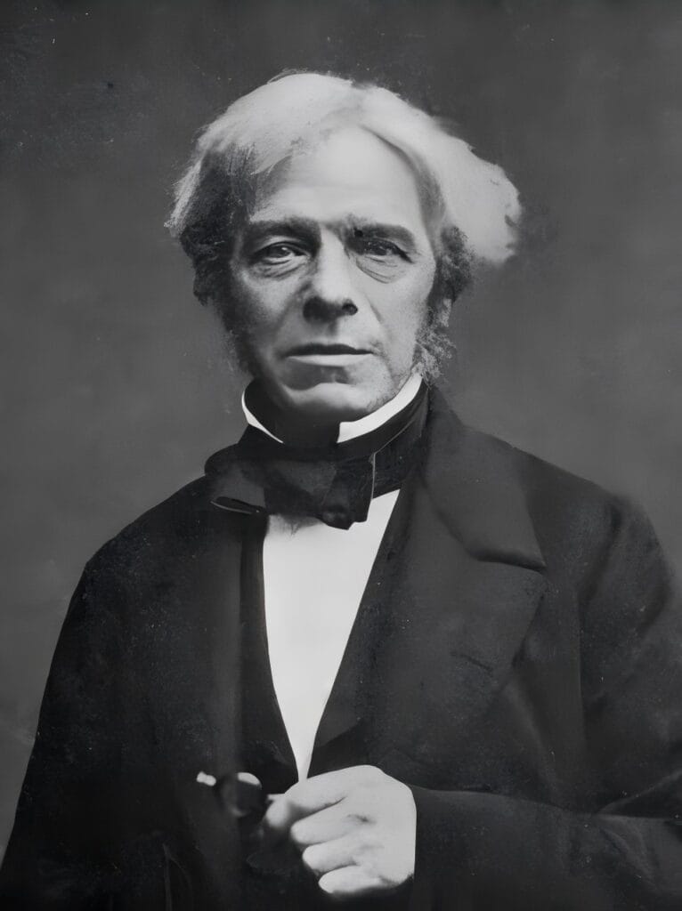 Portrait of Michael Faraday, inventor of electromagnetic induction