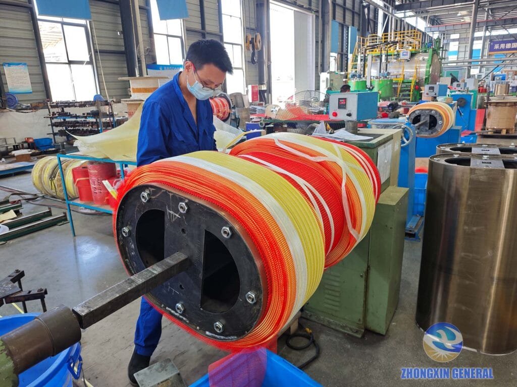 Precise winding processing on special transformer coil machine