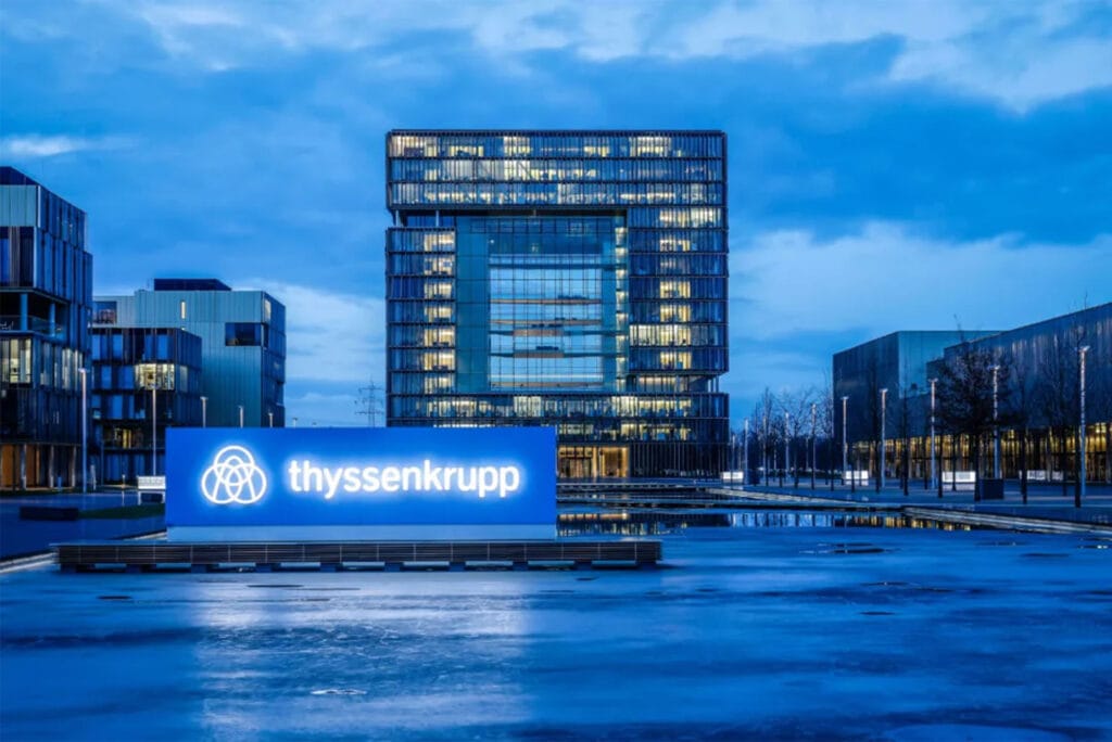 Thyssenkrupp corporate headquarters campus in Germany