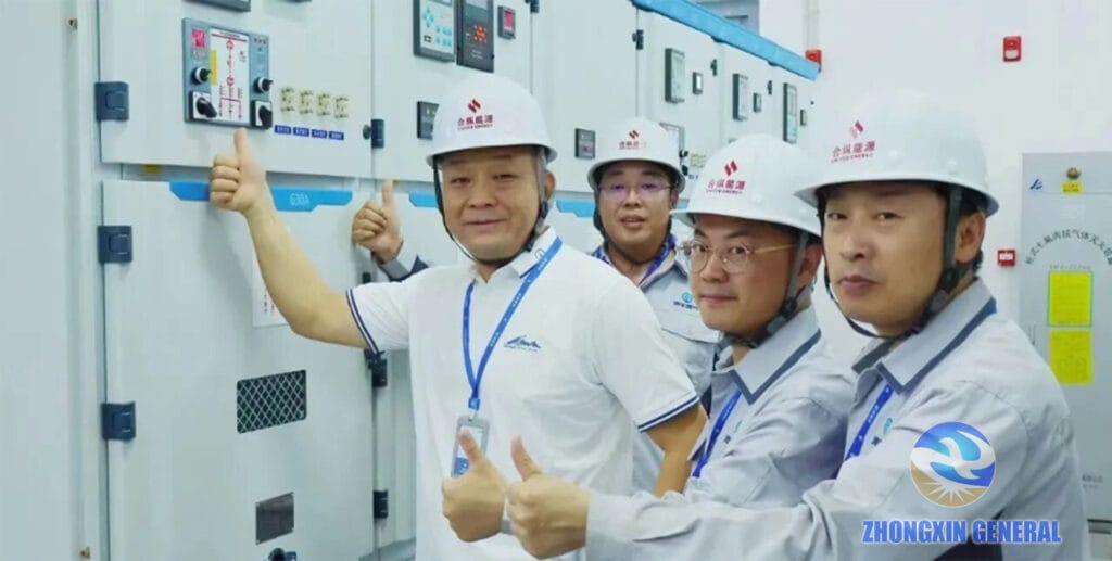 Client engineers giving approval to the HV switchgear cabinets