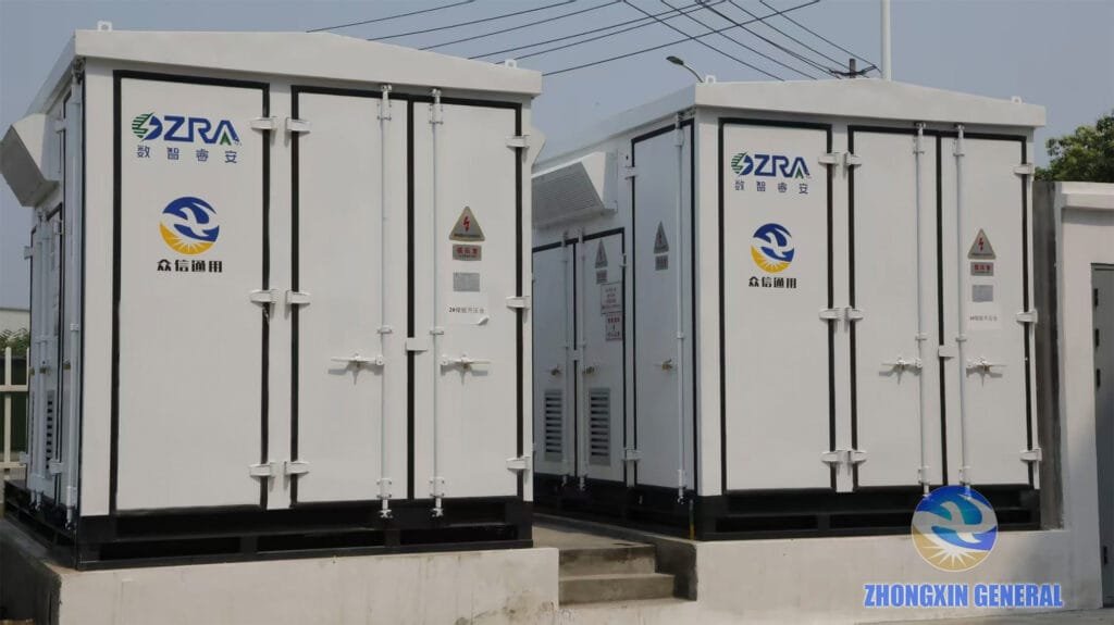 Zhongxin General chengdu fangxin 10mwh user side energy storage boost cabin layout