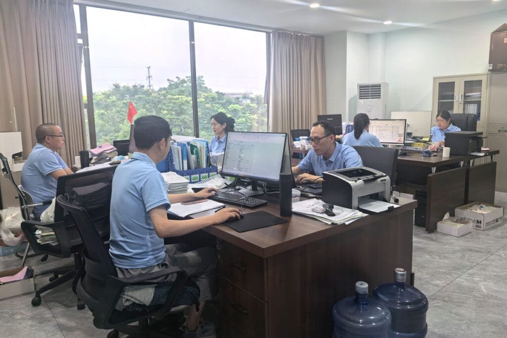 Finance office team at Zhongxin General Electric Energy