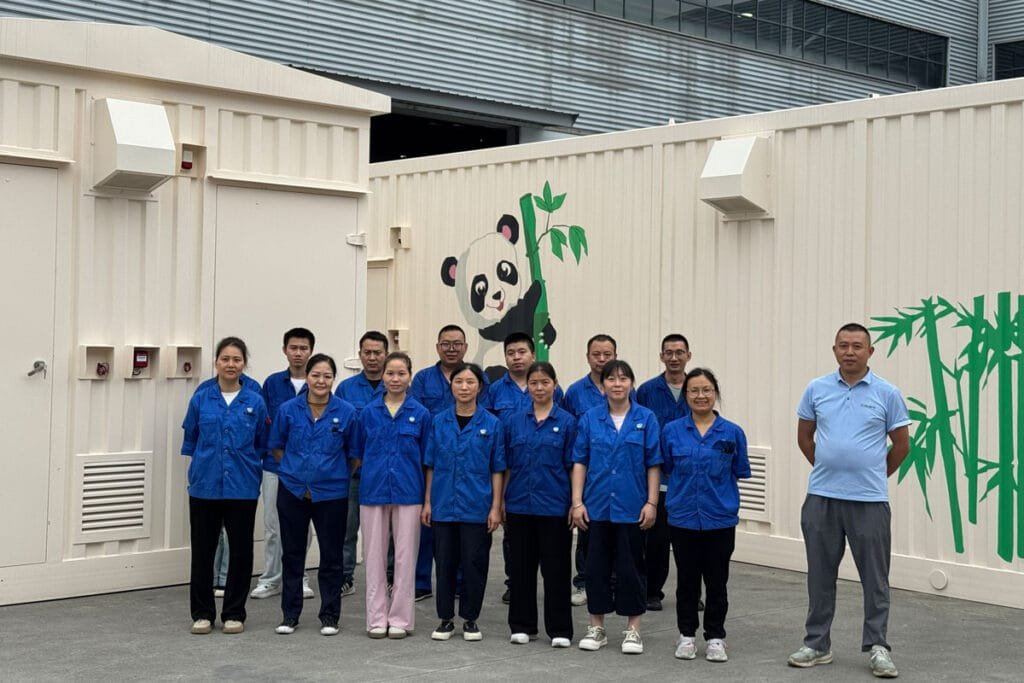 Prefabricated substation and Prefabricated Cabin production team at Zhongxin General