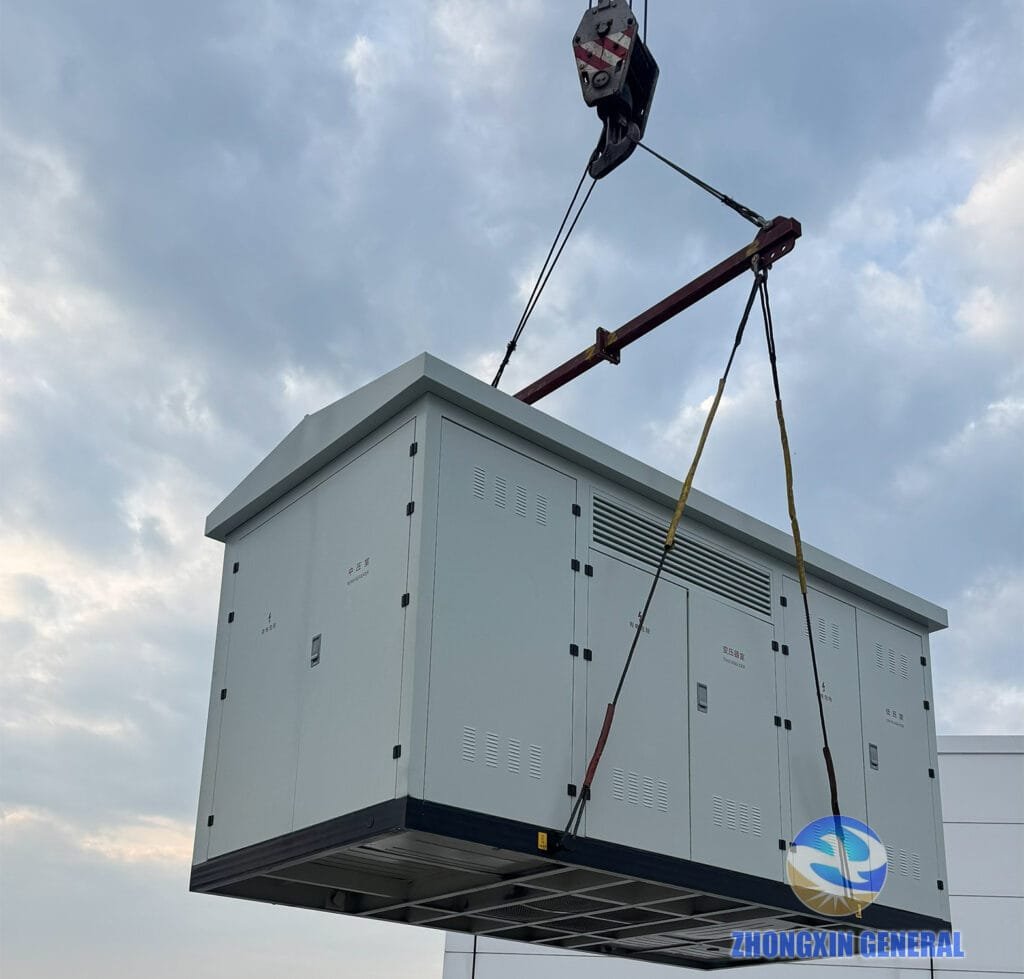 Zhongxin General pv boost converter integrated cabin hoisting for new energy power station