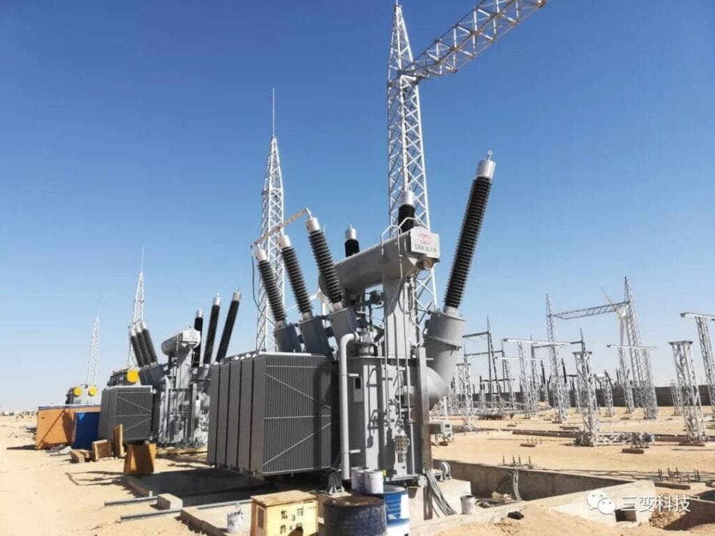 Sanbian Sci-Tech BKS-20000/225 shunt reactors staged for export to Mauritania