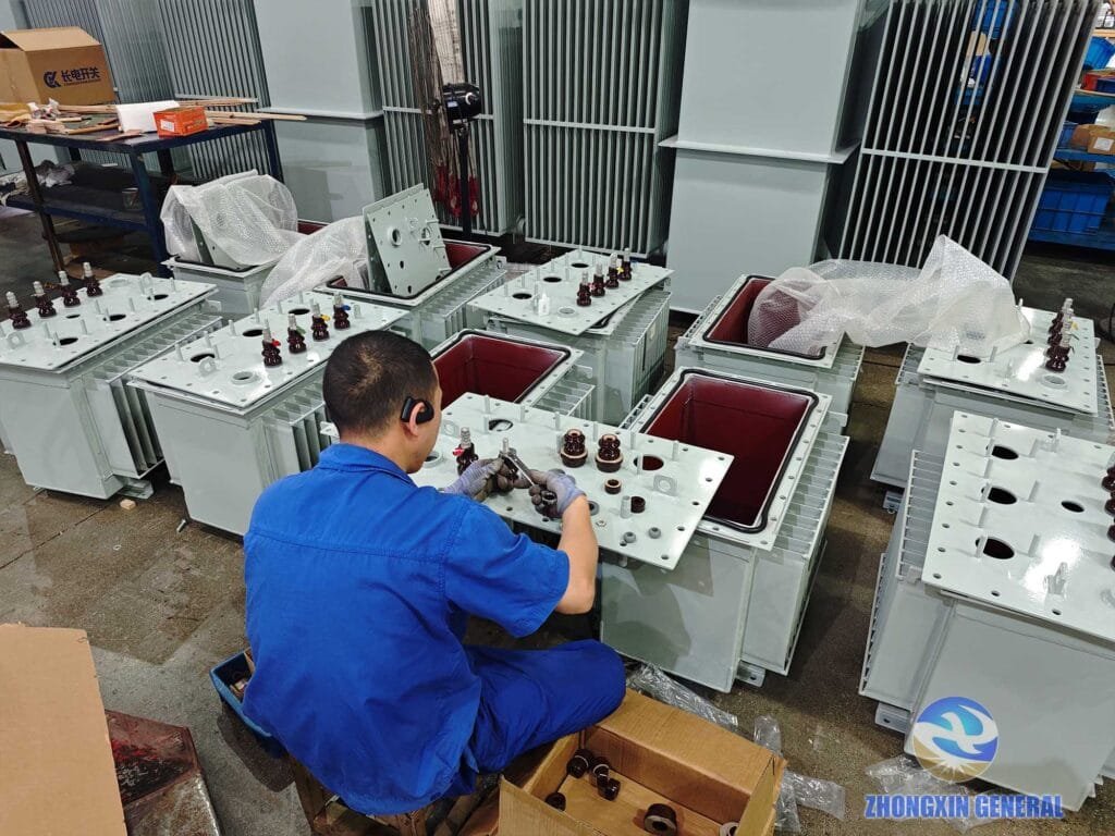 Top cover installation and active part tanking assembly