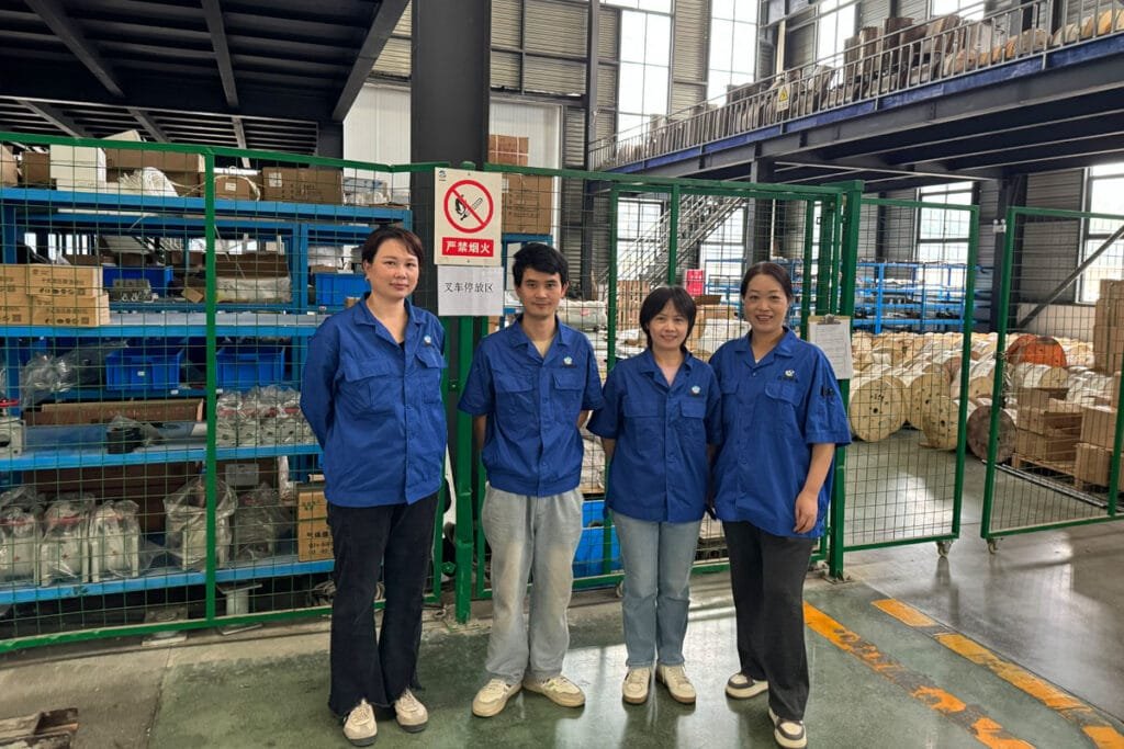 Warehouse and inventory management team at Zhongxin General