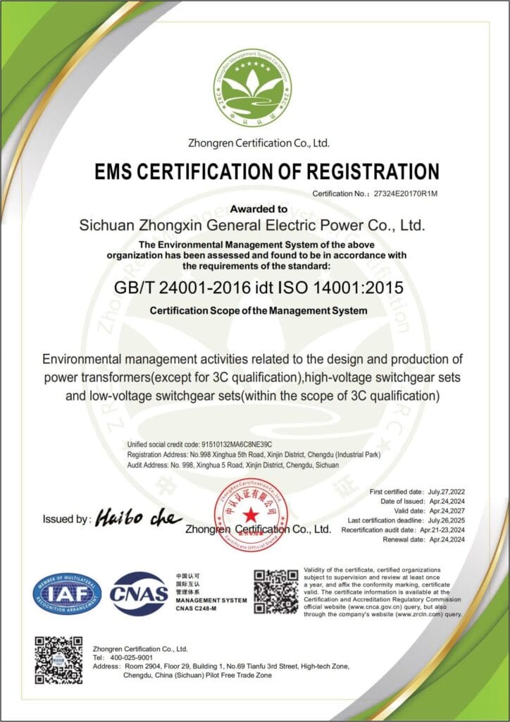 ISO 14001:2015 Environment Management System