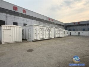 ZHONGXIN GENERAL batch of 2500 kVA prefabricated cabin substations ready for shipment at Chengdu factory