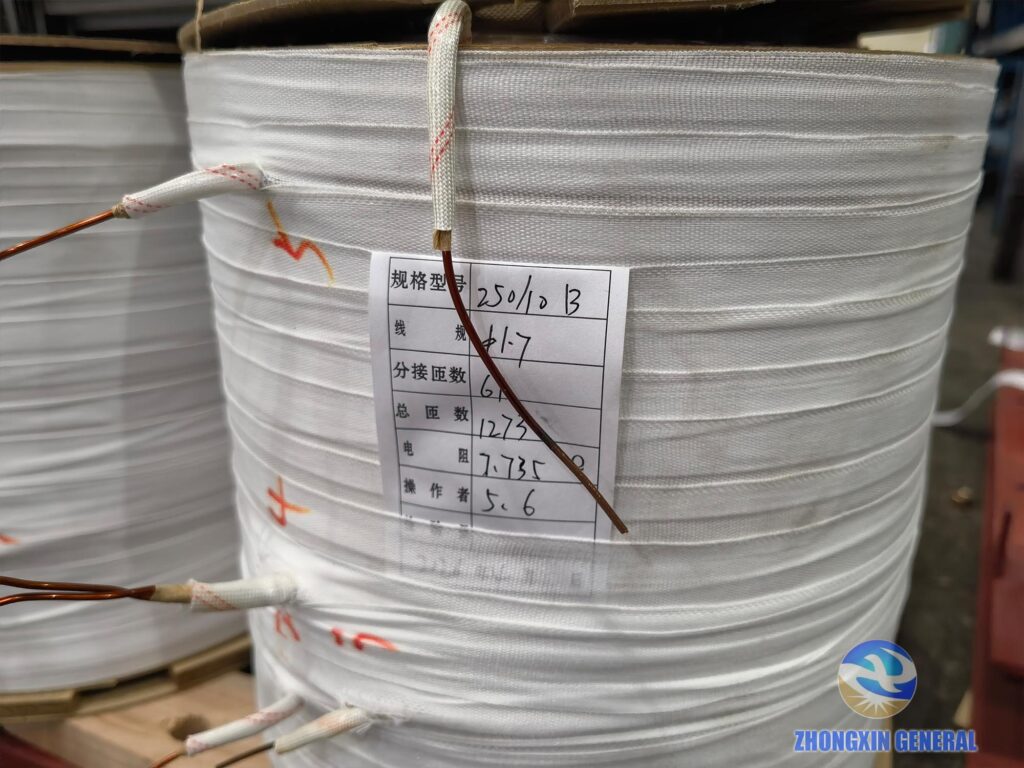 Finished high‑voltage low‑voltage winding coils for 250 kVA S11‑M‑250/10 oil‑immersed transformer