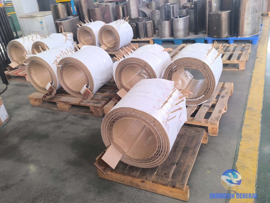Batch of completed 4000 kVA transformer windings on wooden pallets — Zhongxin General